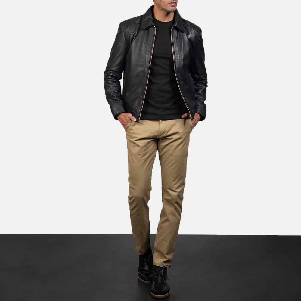 Black Classic Style Jacket - Image 4