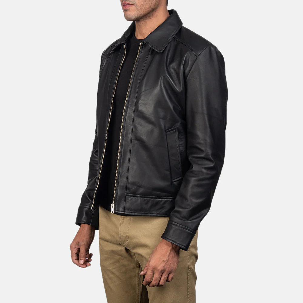 Black Classic Style Jacket - Image 2