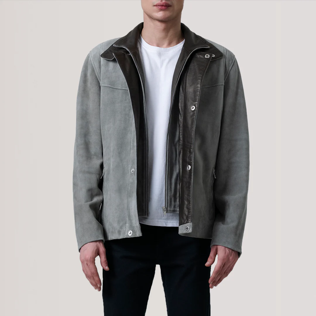 Grey Minimal Style Jacket