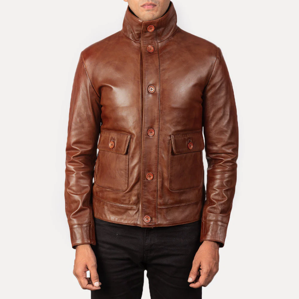 Brown Utility Style Jacket - Image 2