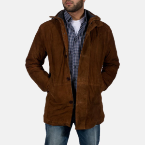 Brown Long Coat Style Jacket